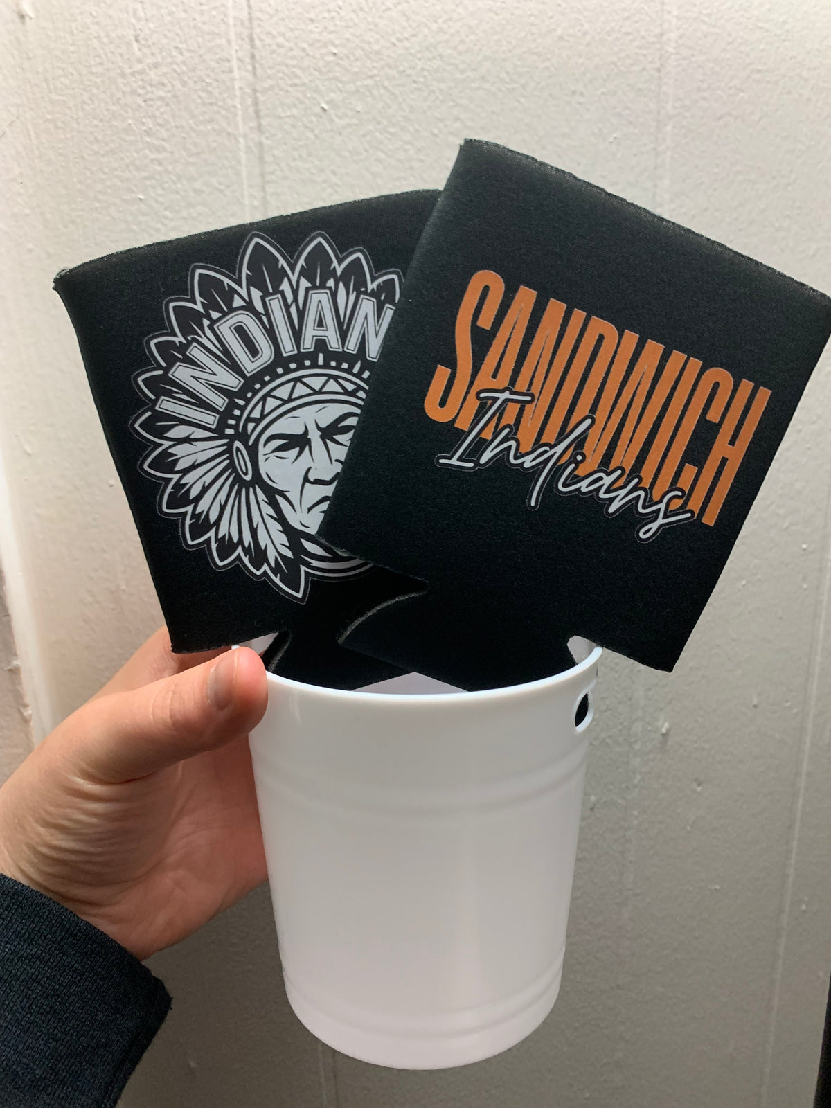 Sandwich Indians Double Sided Koozies